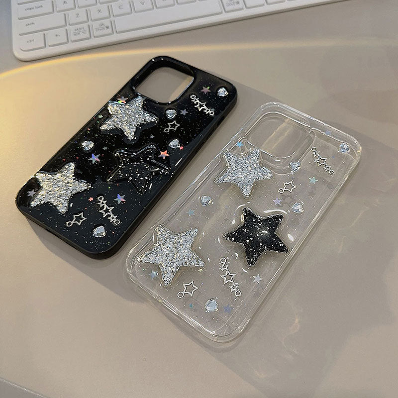 3D Star Diamond iPhone Case