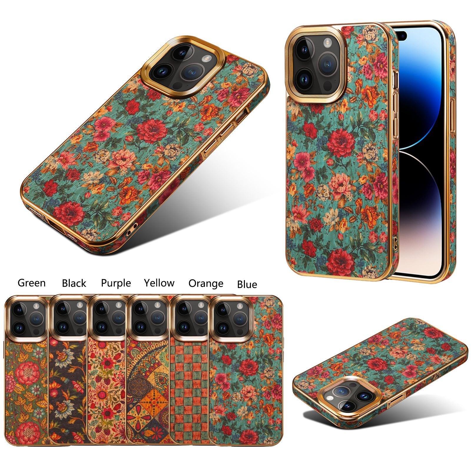 Retro Flower Series Iphone Case