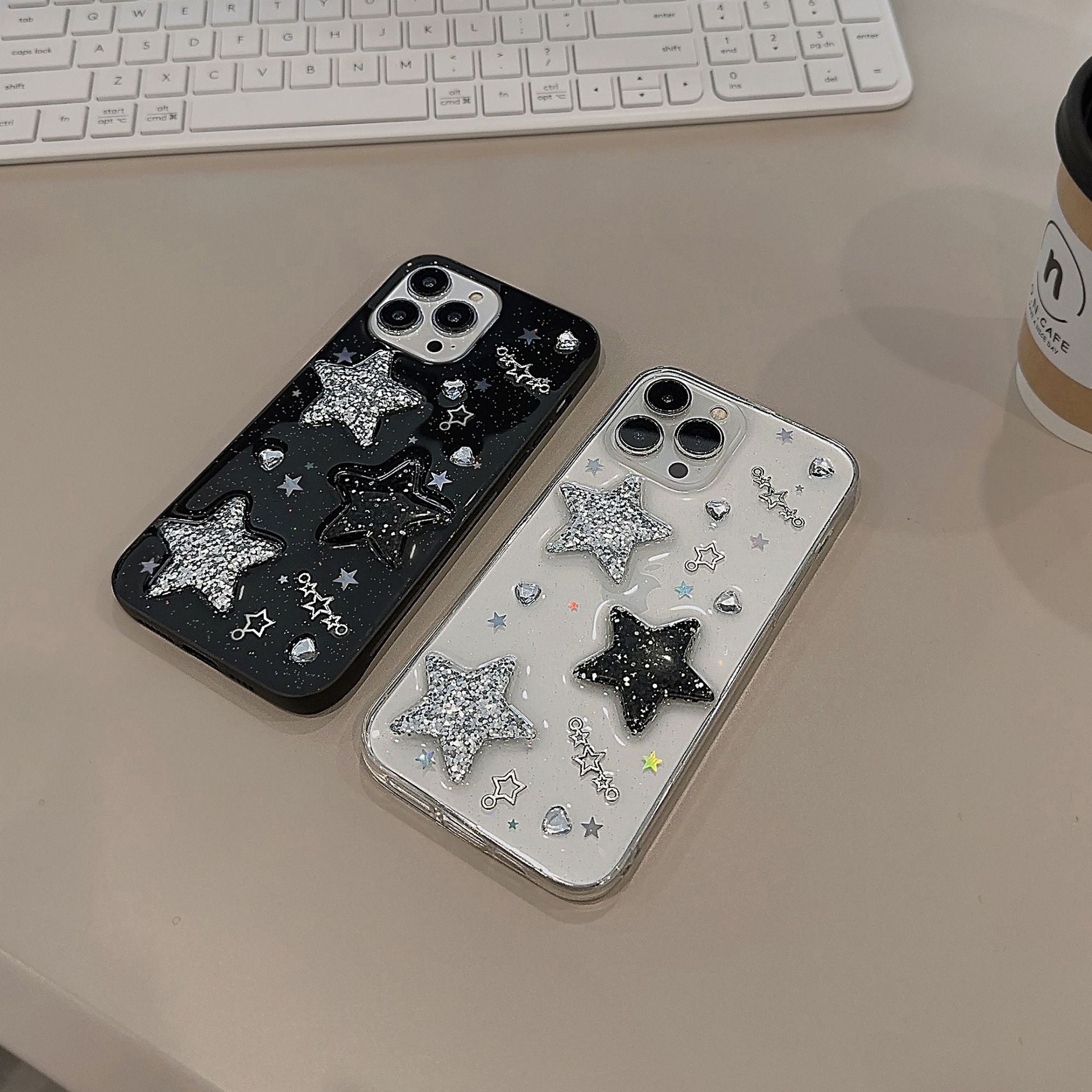 3D Star Diamond iPhone Case